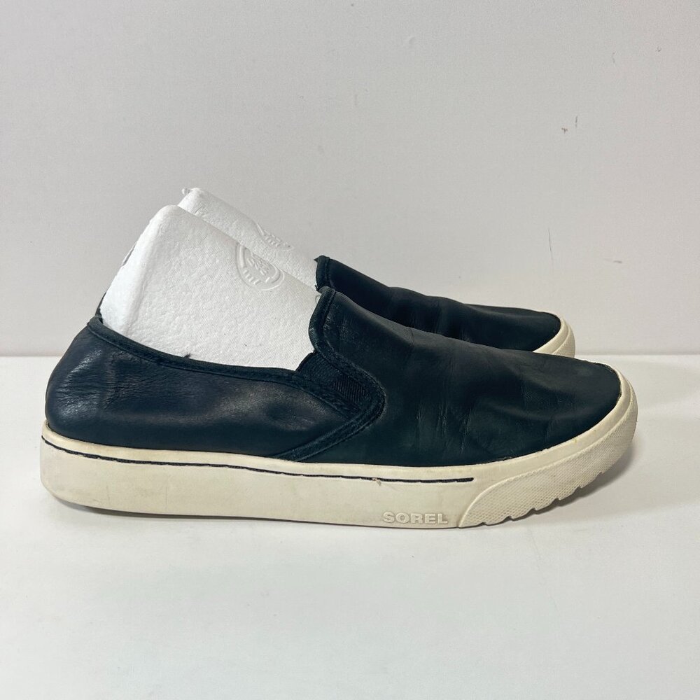 Sorel Slip On Sneakers Black Women's Size 8.5